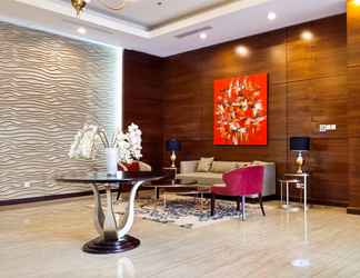 Lobby 2 Best View 2BR at Nifarro Park Apartment By Travelio