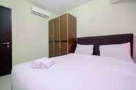 Bedroom Best View 2BR at Nifarro Park Apartment By Travelio