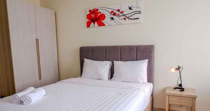 Bedroom New Furnished and Simple Studio Menteng Park Apartment By Travelio 