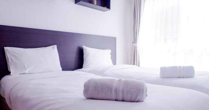 Bedroom Minimalist 1BR Scientia Residence Apartment near Summarecon Mall Gading Serpong By Travelio