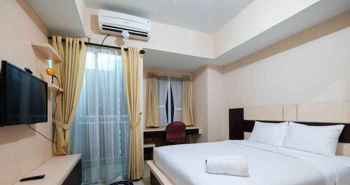 Bedroom Comfy Cozy Studio Room Grand Dhika Apartment By Travelio
