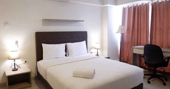 Kamar Tidur Best Price and Cozy Studio Apartment The H Residence near MT Haryono By Travelio