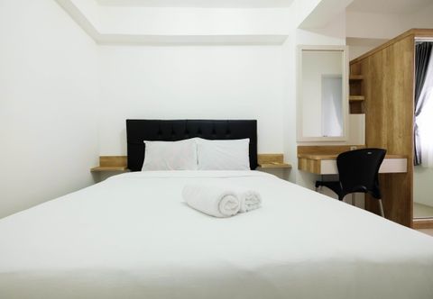 Bedroom Simply 1BR with Sofa Bed at Bassura City Apartment By Travelio