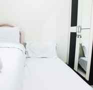 Bedroom 2 Clean 2BR Mediterania Palace Kemayoran Apartment By Travelio