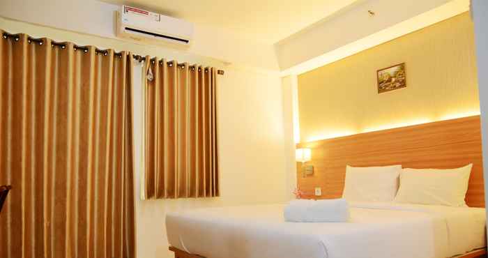 ห้องนอน Cozy Studio Room @ Annora Living Apartment Tangerang By Travelio