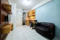 Lobby Minimalist and Homey 2BR Apartment at Kalibata City By Travelio