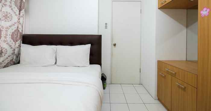 Bedroom Minimalist and Homey 2BR Apartment at Kalibata City By Travelio