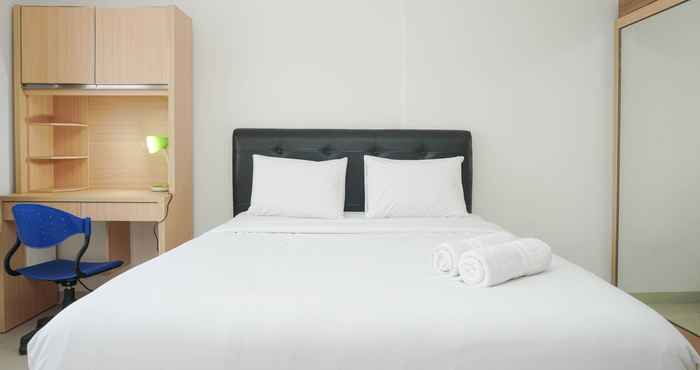 Bedroom Minimalist Style Studio at Park View Condominium Apartment near Mall By Travelio