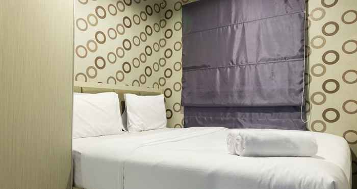 Bedroom Comfortable 1BR Pancoran Riverside Apartment near Kalibata City By Travelio