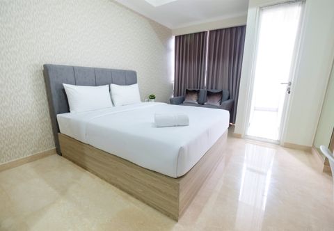 Kamar Tidur Comfort Studio Menteng Park Apartment By Travelio