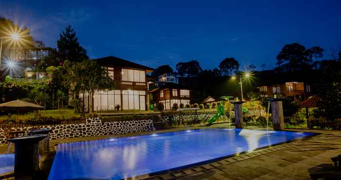 Swimming Pool Villa Top View