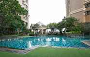 Swimming Pool 4 Clean and Comfy 2BR Marina Mediterania Ancol By Travelio