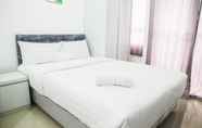 Bedroom 2 Homey Studio Room Poris 88 Apartment near Bale Kota Mall By Travelio