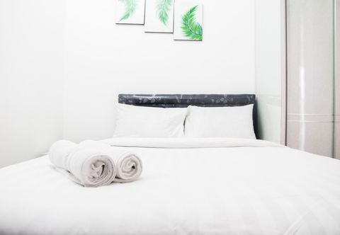 Bedroom Homey Studio Room Poris 88 Apartment near Bale Kota Mall By Travelio