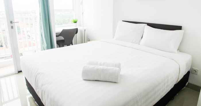 ห้องนอน Deluxe and Comfy Studio Room Poris 88 Apartment By Travelio