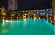 Swimming Pool 3 Homey and Clean 1BR Near Grand Indonesia Thamrin Executive Apartment by Travelio