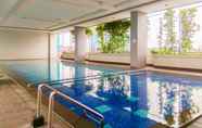 Swimming Pool 3 Best Location and Cozy 2BR The H Residence Apartment By Travelio