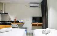 Bedroom 3 Clean and Nice Studio Room Bintaro Icon Apartment By Travelio