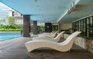 Swimming Pool 4 Strategic and Minimalist 1BR at Tamansari Semanggi Apartment By Travelio