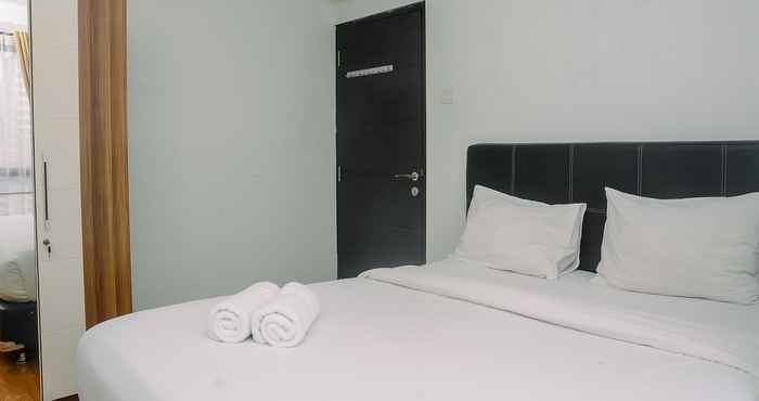 Bedroom Strategic and Minimalist 1BR at Tamansari Semanggi Apartment By Travelio