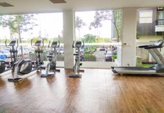 Fitness Center 4 Tidy and Modern 2BR Apartment at Silkwood Residences near BINUS By Travelio