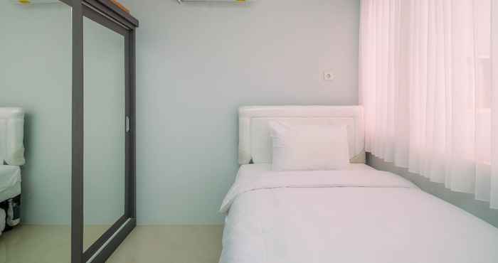 Bilik Tidur Brand New Studio Saladin Mansion Apartment with City View By Travelio