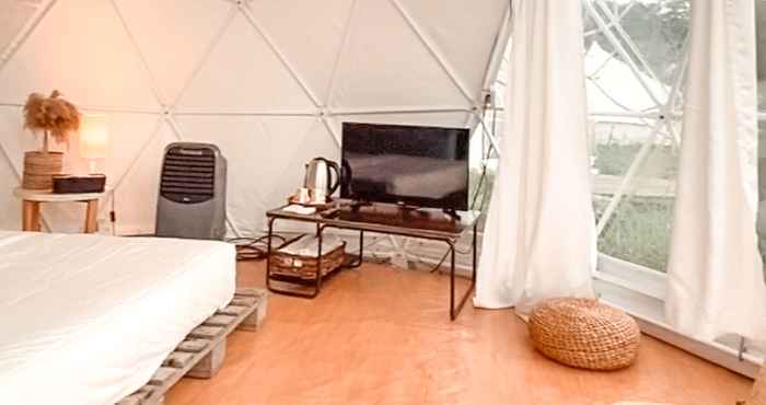 ห้องนอน Pallatina Glamping Jogja