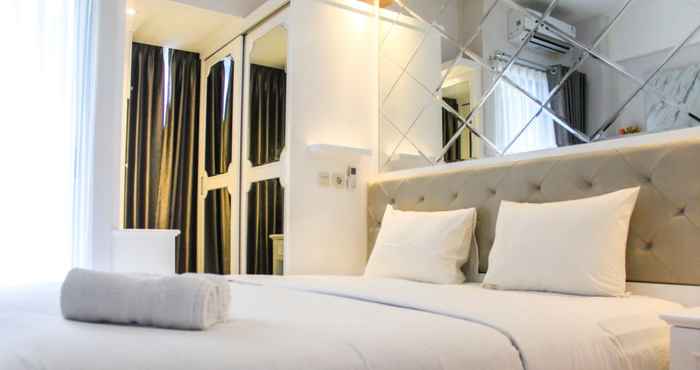 Bedroom Stylish and Cozy Studio Apartment at Serpong M-Town Residence By Travelio