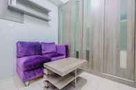 Lobi Elegant Studio at Metropark Condominium Apartment Jababeka By Travelio