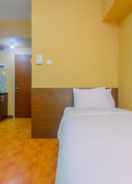 BEDROOM Strategic Studio Apartment at Taman Melati near Universitas Indonesia By Travelio