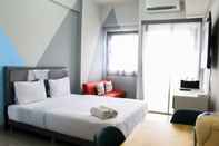 Kamar Tidur Posh and Minimalist Studio Parkland Avenue Apartment By Travelio