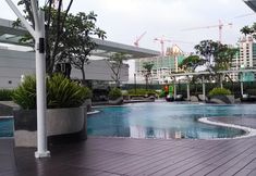 Swimming Pool 3 Studio Apartment at U Residence with Mall Access By Travelio