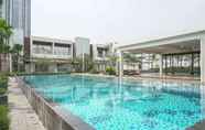 Swimming Pool 4 Good Location @ 1BR Gallery West Apartment By Travelio