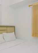 BEDROOM Modern Design 2BR at Green Pramuka City Apartment By Travelio