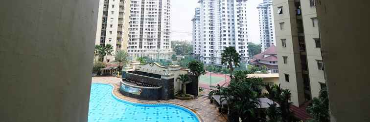 Lobby 2BR Apartment near JIEXPO at Mediterania Palace Kemayoran By Travelio