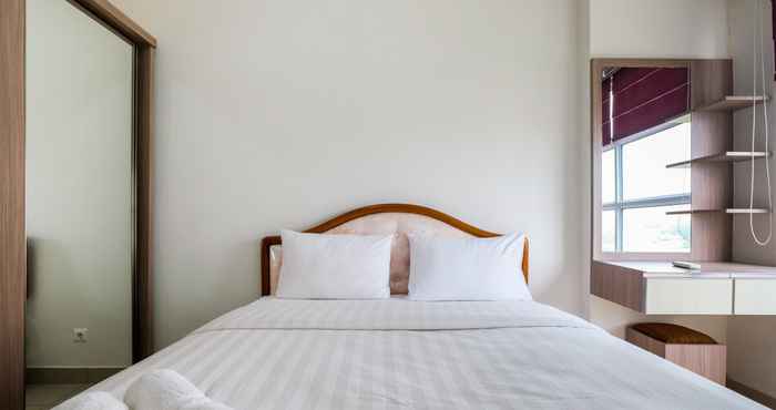 Bedroom Contemporary 1BR Saveria Apartment near BSD City By Travelio