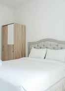 BEDROOM Minimalist & Cozy 1BR Apartment at Mediterania Marina Residence By Travelio