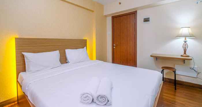 Bedroom Simple & Cozy Studio Apartment at Cinere Resort By Travelio