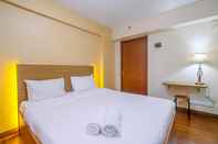 Bedroom Simple & Cozy Studio Apartment at Cinere Resort By Travelio