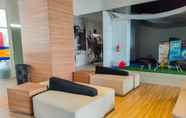 Lobby 7 Modern City View Studio Tamansari Mahogany Apartment By Travelio