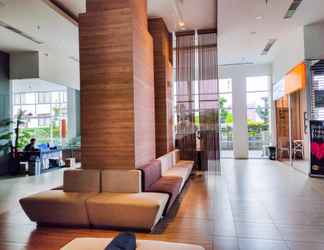 Lobby 2 Modern City View Studio Tamansari Mahogany Apartment By Travelio