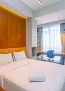 BEDROOM Modern and Exclusive Studio at Menteng Park Apartment By Travelio