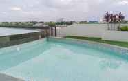 Swimming Pool 3 Minimalist Studio Apartment near Bekasi Station Patraland Urbano By Travelio