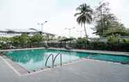 Swimming Pool 3 Spacious and Minimalist 1BR at Callia Apartment By Travelio