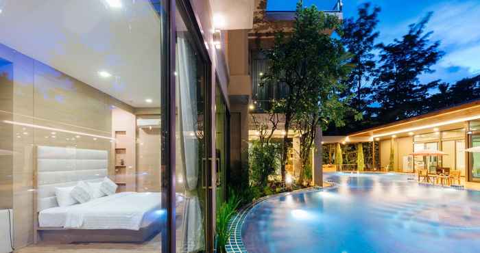 Bedroom Tree Scape Retreat Resort