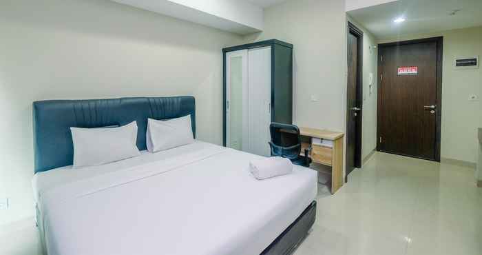 Kamar Tidur Cozy and Stylish Studio Apartment Nine Residence By Travelio