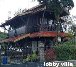 Lobby Villa Kayu Bandung Ciwidey By Andi