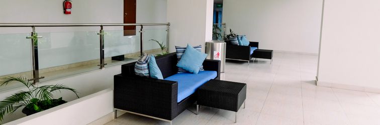 Lobby Best Location Studio Apartment at Capitol Park Residence By Travelio