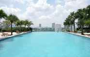 Swimming Pool 3 Fabulous 2BR at Gandaria Heights Apartment By Travelio