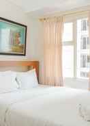 BEDROOM New Furnished 1BR at Green Park View Apartment By Travelio